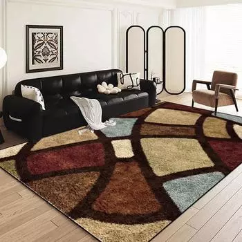 Modern Light Luxury Carpet Living Room Home Decor Rug Large Area Bedroom Comfort Rug Non-slip Lounge Coffee Table Mat Washable 60cm 23.62 in