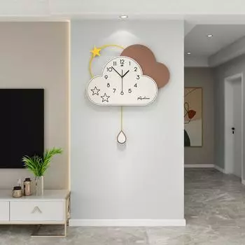 Современные легкие роскошные простые настенные часы персонализированные креативные настенные часы для дома, ресторана, входа, фон декоративные художественные часы