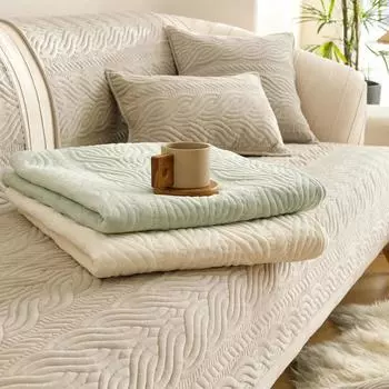 Modern Minimalist Four Season Universal Anti Slip Cushion Sofa Cover Hood Cloth Cover For Living Room Decoration Sofa Cushion 70x70
