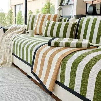 Modern Minimalist Sofa Cushions New Four Seasons Universal Leather For Living Room Decoration Sofa Backrest Cover Cloth 70x90