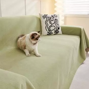 Modern Simple Double Sofa Towel Waterproof Sofa Cushion Four Seasons Universal Non-Slip Anti-Fouling Dust Cover 90*90cm