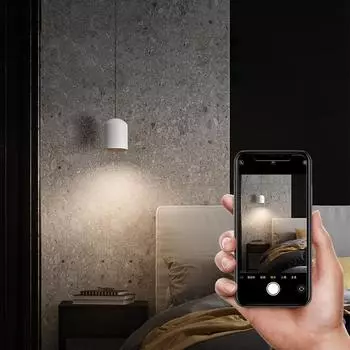 Modern Simple LED Pendant Light Bedroom Bedside Lamp Living Room Aluminum Home Decor Lighting White/Black Ceiling Fixtures Cold White чёрный