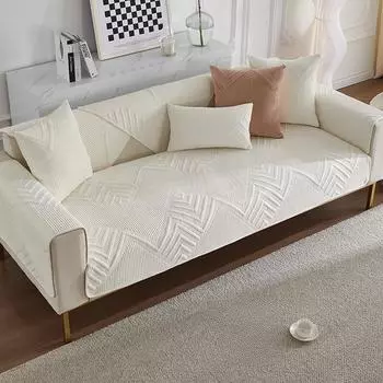 Modern Simple Sofa Cushion Four Seasons Universal Non-Slip Sofa Cover All-Inclusive Modern Cushion Cover Cloth Living Room Thickened 70*70cm