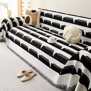 Modern Simple Sofa Towel Full Cover Cloth Chenille Sofa Cover Four Seasons Universal Anti-Scratching Sofa Slipcover 180*130cm