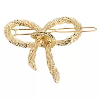 Modern Twisted Bowknot Brooch Adornment Exquisite Lapel Pin Fashionable Dress Accessory for Daily Wear Dates Parties золотой
