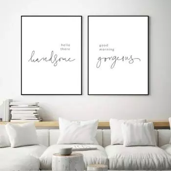 Modern wall art Oil on canvas picture Nordic poster room decoration 21*30cm No Frame