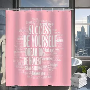 Modern Waterproof Bathtub Curtain Black And White Bathroom Decorative Shower Curtain 180x180cm 90x180cm 90X180CM