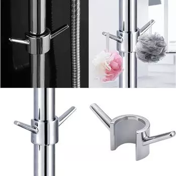 Модернизация 2 шт. Набор крючков для душевой лейки Простая установка, не требуется сверление, экономит место, держатель для душевой лейки для полотенец и мочалок