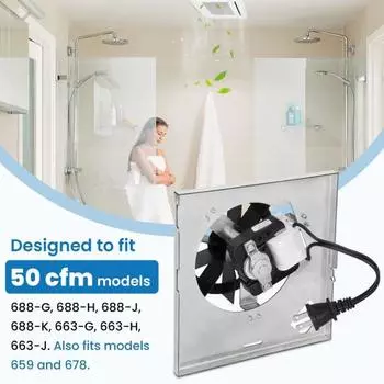 Модернизация 50CFM вентилятор аксессуары теплоотвод универсальный простой в установке вентилятор для ванной комнаты мотор