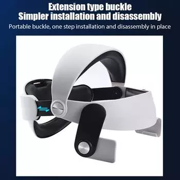 Модернизация M2 Halo Strap Elite Strap для Quest 2 Alternative Head Strap Улучшение комфорта при ношении аксессуаров Oculus Quest 2 VR белый