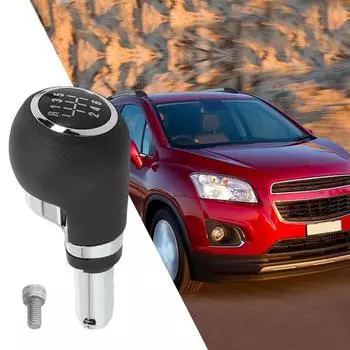 Модернизация салона автомобиля 6-ступенчатая ручка переключения передач Плавное переключение передач Настраиваемая отделка Простая установка Цвет ручки рычага переключения передач: черный CHINA