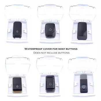 Модернизация Водонепроницаемое крепление Регулируемый кронштейн Дождевик для видеодомофона Защитите свой дверной звонок от дождя и бликов