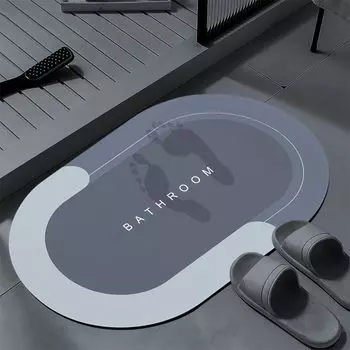 Modernized Mat Bathroom Super Absorbent Bath Mat Non Skid Waterproof Comfort Standing Rugs Bathroom Living Room Floor Mat