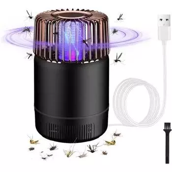 Модернизированная ловушка для насекомых, ловушка для комаров 2 в 1, ловушка для насекомых в помещении, ловушки для фруктовых мух в помещении, ловушки для комаров для дома в помещении mosquito killer lamp белый