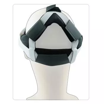 Модернизированная подушка для головы для Meta Quest 3 VR Strap Удобная подушка для головы VR-гарнитуры Нескользящая подушка для ремня Halo