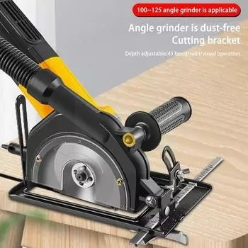 Модернизированная ручная угловая шлифовальная машина, преобразователь в резак, регулируемый на 45° кронштейн основания цепной пилы, электрический ремонт круговой машины для резки B2U4
