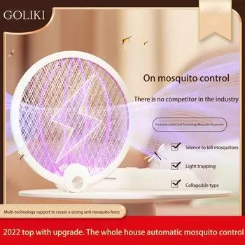 Модернизированная складная электрическая мухобойка для комаров Raquet Mata Mosquito Electrico USB перезарядка Tue Mouche de Electric Mosquito Zapper