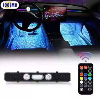 Модернизированная светодиодная автомобильная атмосферная лампа индукционная беспроводная крыша звездный свет USB зарядка автомобильный интерьер декоративный окружающий свет для вечеринок