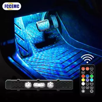 Модернизированная светодиодная автомобильная атмосферная лампа индукционная беспроводная крыша звездный свет USB зарядка автомобильный интерьер декоративный окружающий свет для вечеринок