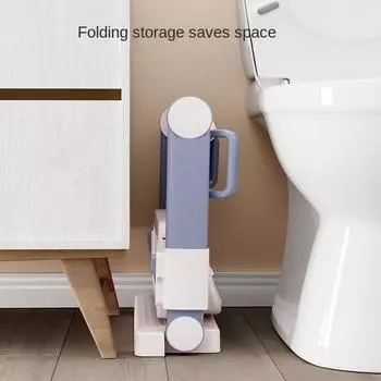 Модернизированная версия без установки сиденья для унитаза Детская туалетная лестница Складная лестница для детского туалета