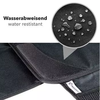 Модернизированная защитная накладка для детского сиденья, износостойкая накладка, защитная накладка для автомобильного сиденья, противоскользящая защитная накладка Black red line чёрный