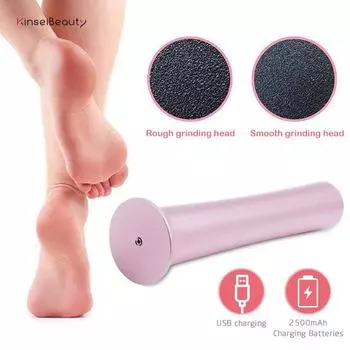 Модернизированное электрическое средство для удаления мозолей, электронная пилка для ног, твердый полировщик омертвевшей кожи, отшелушивающий шлифовальный инструмент для чистки ног, гладкий уход