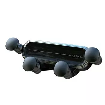 Модернизированное гравитационное автомобильное крепление для телефона с автоматической блокировкой и функцией Hands Free, мини-крепление для телефона на вентиляционную решетку автомобиля для 4.7?6,9 дюймов серебряный