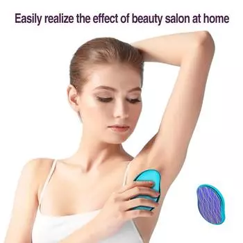 Модернизированное средство для удаления волос из кристаллического наностекла безболезненно, безопасно и легко чистится.. Нейтральное средство для удаления волос можно использовать повторно. красный