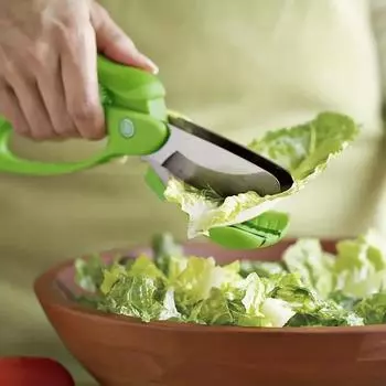 Модернизированные ножницы для салата. Измельчитель для измельчения и измельчения салата. Прочные кухонные ножницы для салата.