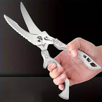 Модернизированные прочные кухонные ножницы из нержавеющей стали, многоцелевые сверхострые универсальные ножницы, профессиональные ножницы для разделки птицы, костей, курицы, мяса