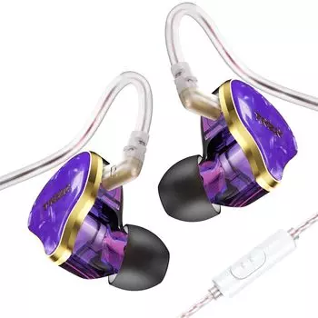 Модернизированные проводные наушники TK02, мощный магнитный контур Тесла, звук HIFI, двойной магнитный контур, динамический шум OFC, совместимый с работой с музыкой