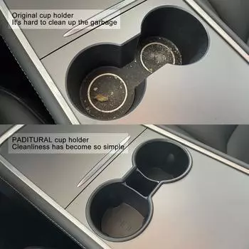 Модернизированный 2025 2025 2025 Tesla подстаканник вставка для модели Y Model 3