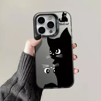 Модернизированный чехол IMD Fashion с милым принтом кота и медведя, противоударный защитный мягкий чехол из ТПУ с полной задней крышкой для Xiaomi Redmi Xiaomi 11 Lite