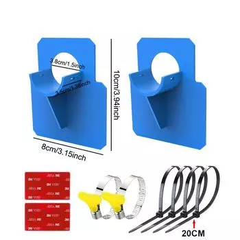 Модернизированный держатель для бассейна для кемпинга на открытом воздухе, держатель для шланга, кронштейн для крепления шланга, держатель для трубы для бассейна серый