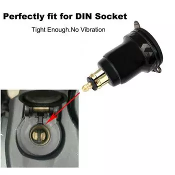 Модернизированный двойной адаптер быстрой зарядки QC 3.0 для BMW F750GS F800GS Зарядное устройство для мотоцикла Hella DIN Plug Socket для Triumph Ducati синий