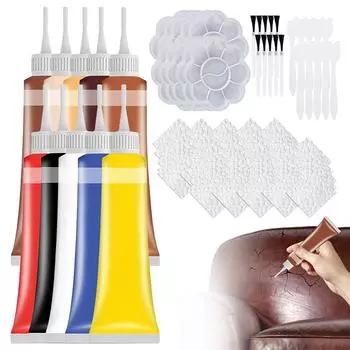 Модернизированный гель для кожи Advanced, кожаный комплект для автомобильного сиденья Vinyl Kit, многофункциональный кожаный комплект One Size белый