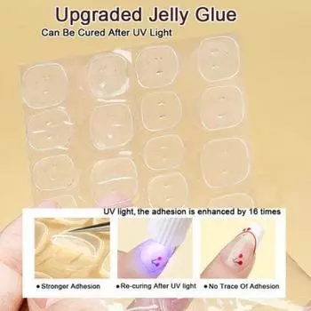 Модернизированный клей-желе может быть отвержден после УФ-излучения. Адгезия увеличена в 16 раз. Легко разбирается. 1PC