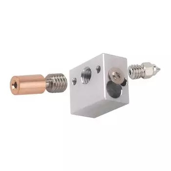 Модернизированный комплект нагревательного блока экструдера Hotend Высокая температура 500 градусов Цельсия Совместимость с Ender 3 S1 3D