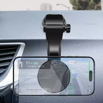Модернизированный магнитный автомобильный держатель для телефона, магнитное крепление на приборную панель автомобиля, лобовое стекло, GPS-навигация в автомобильном кронштейне для iPhone, Samsung, Xiaomi