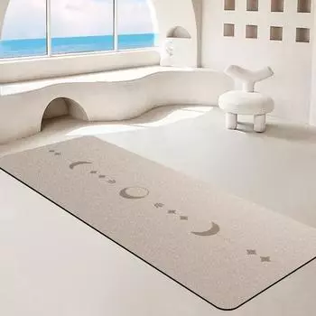 Модернизированный матовый высокопрочный полиуретановый натуральный каучук нескользящий и износостойкий коврик для йоги и фитнеса, который можно использовать для домашних покупок