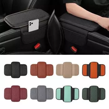 Модернизированный противоскользящий чехол для подлокотника, кожаная накладка на подлокотник, многофункциональный чехол для подлокотника, наслаждайтесь безопасным и расслабляющим отдыхом чёрный