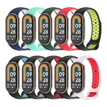 Модернизированный сменный силиконовый ремешок, мягкий и наручный ремешок, браслет, аксессуары для часов, подходит для Band8 1