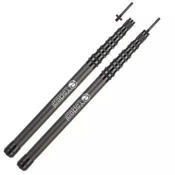 Модернизированный тентовый шест для хранения из углеродного волокна с высоким содержанием углерода, плавная регулировка, максимальный диаметр 29 мм, всего 287 г, набор раздвижных телескопических шестов для палатки [52 см]