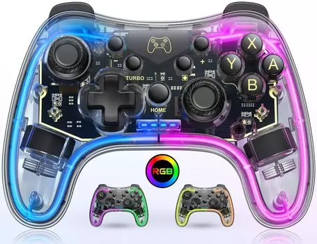 Модернизированный выключатель RGB-подсветки, оснащенный приложением Gyro Continuous Fire Wake, совместимый с прозрачным контроллером, контроллером, беспроводным, датчиком,