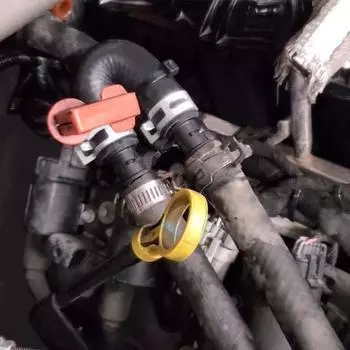 Модернизируйте алюминиевый комплект шлангов байпаса сердечника нагревателя двигателя, аксессуары, подходит для шланга из сплава U-образной формы с 626-001 Automotive Fitti O7G9