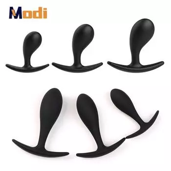 MoDi 3 размера анальная пробка мягкая силиконовая анальная пробка стимулятор взрослые секс-игрушки для мужчин и женщин S