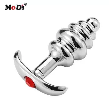 MoDi Анальная пробка Crystal Diamond Анальная пробка Секс-анальные игрушки из алюминиевого сплава 29*72mm