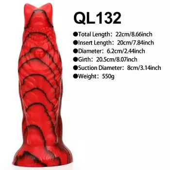 MoDi Анималистический дилдо Большой пенис Силиконовый Монстр Фаллос Анальная пробка Батт-плаг Женский мастурбатор Секс-игрушки для женщин