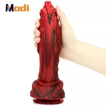 MoDi Дилдо Большой Пенис Силиконовый Монстр Фаллос Анальная Пробка Батт-Плог Женский Мастурбатор Секс-Игрушки для Женщин