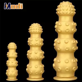 MoDi Gold Deep Anal Plug Огромный расширитель Длинный Исследуйте Анальная пробка Дилдо Секс-игрушки Для Женщин Мужчин Мастурбаторы Массаж простаты Анальная игрушка S